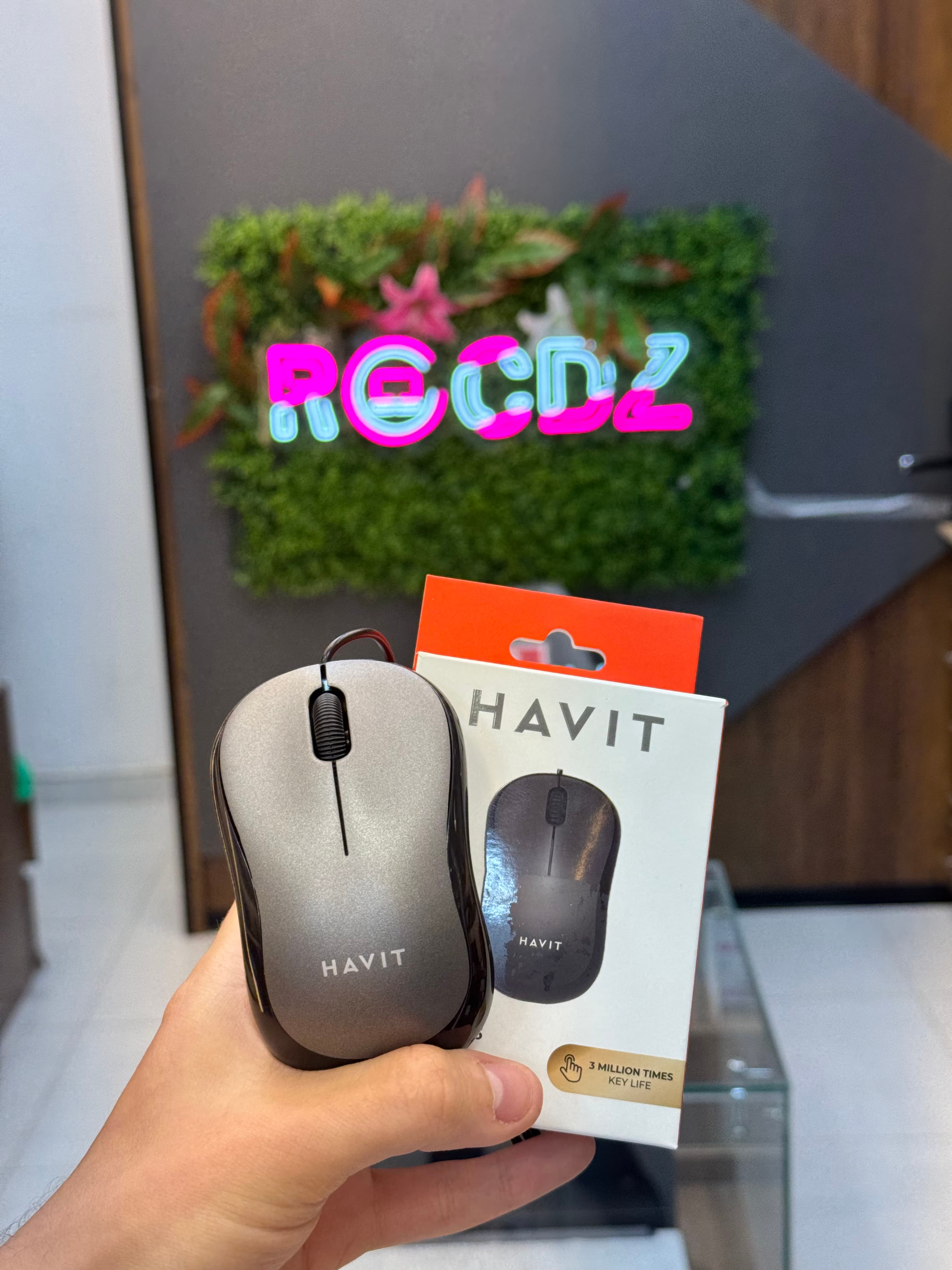 Souris bureau filaire HV-MS606 - 1