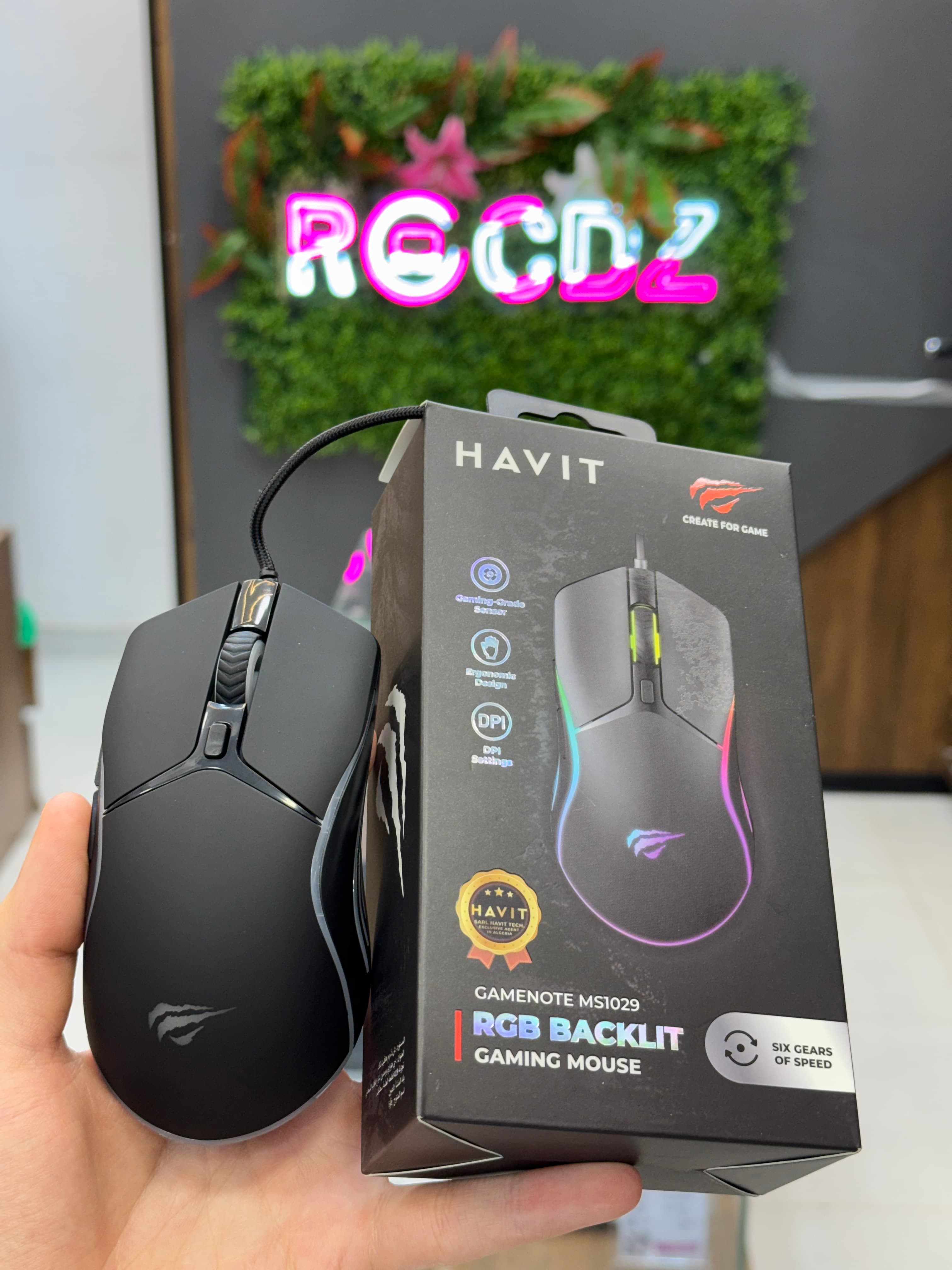 Souris gaming Havit gamenote MS1029 RGB  - 1