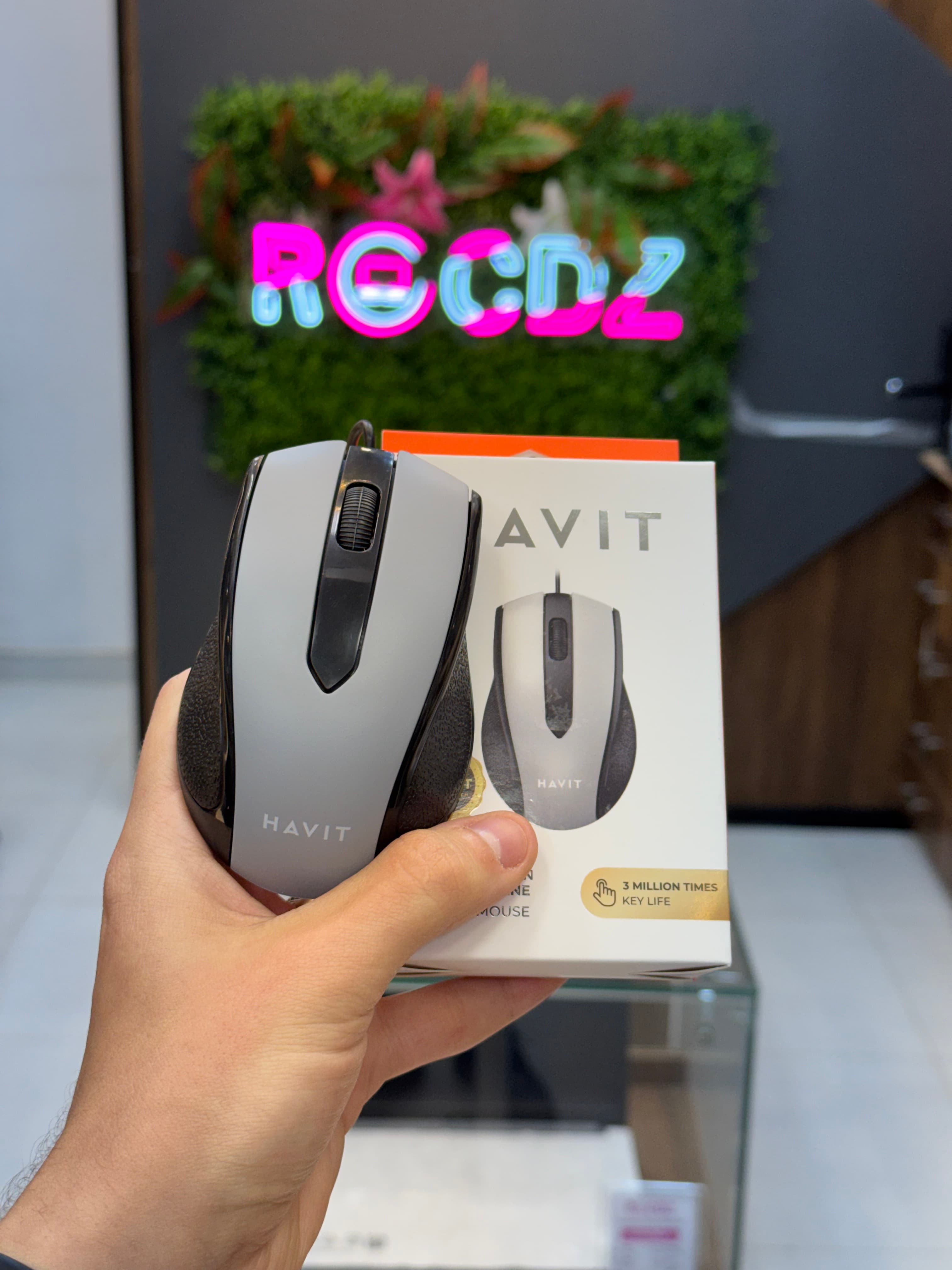 Souris bureau Havit avec fil MS80  - 1