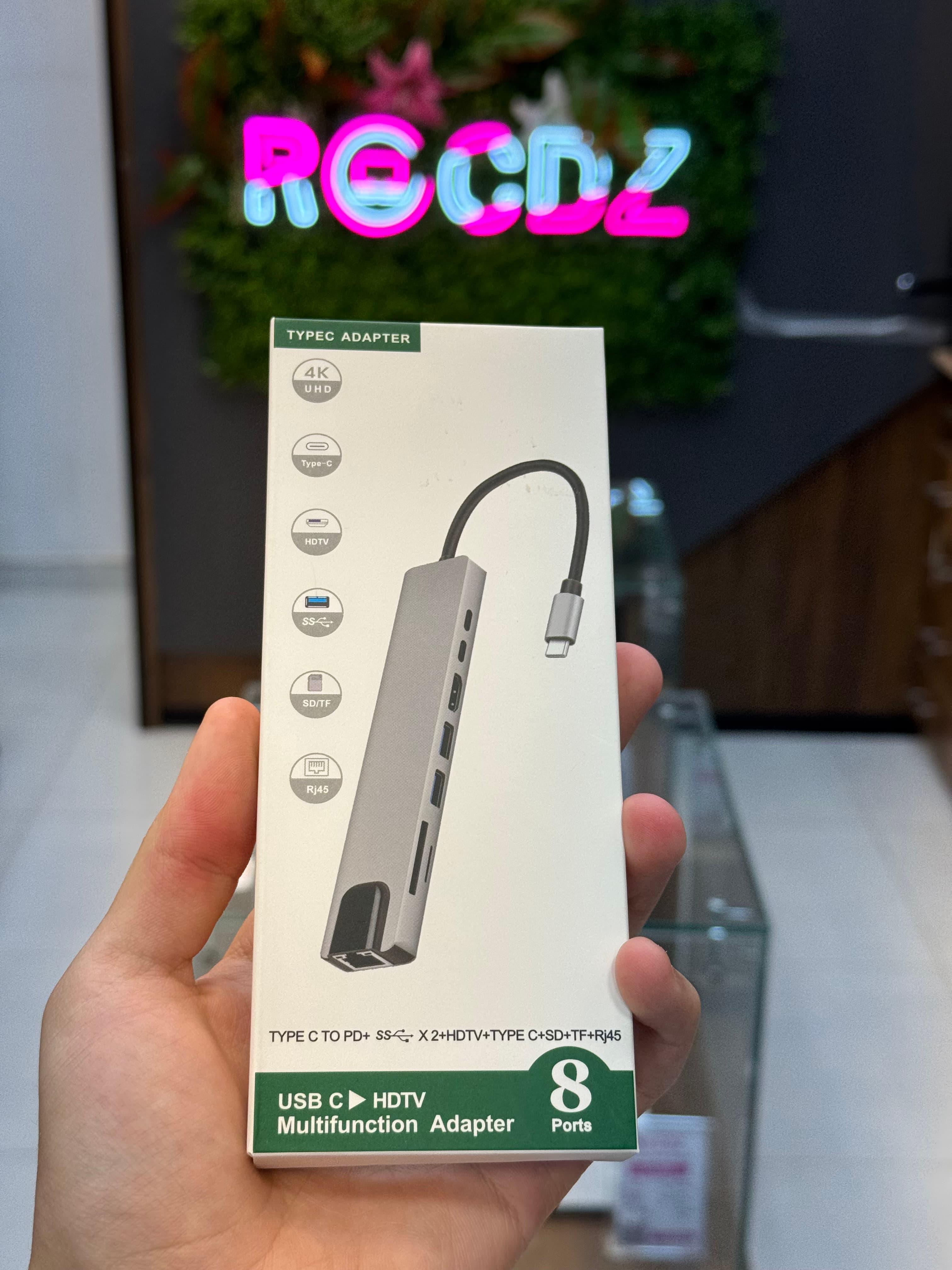 Adaptateur type c to hdtv 8in1 - 1