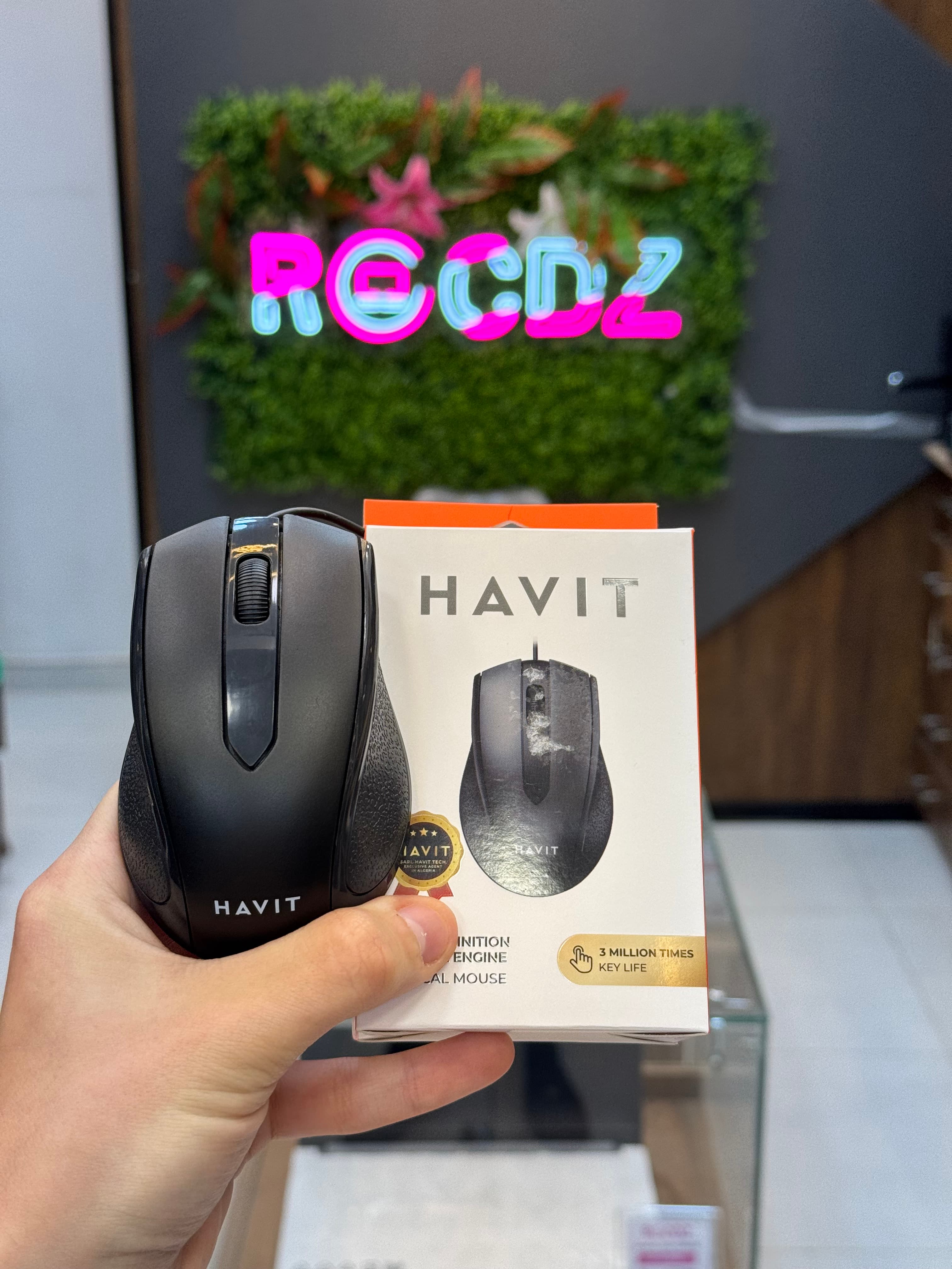 Souris bureau Havit avec fil MS80  - 1