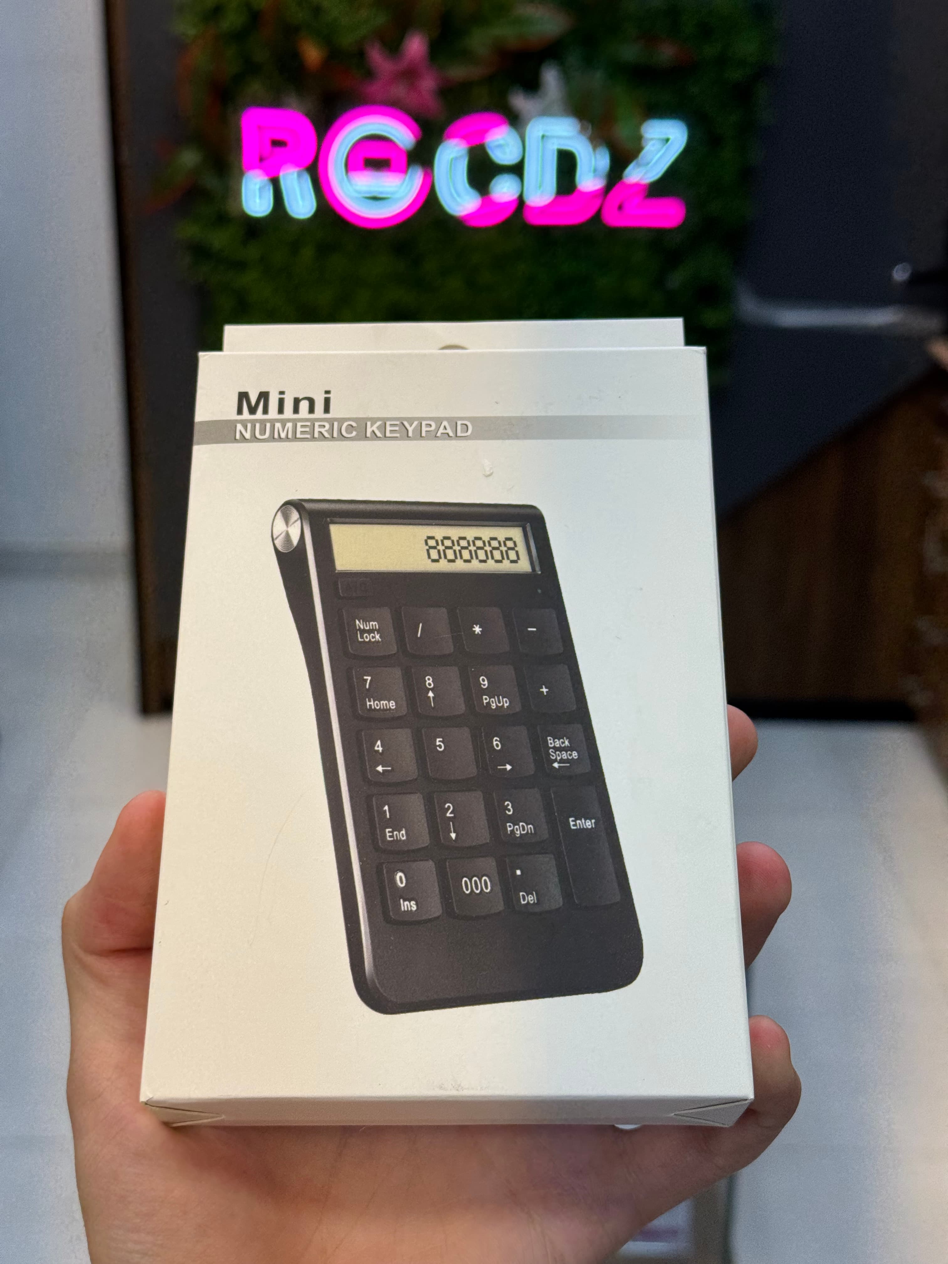 Mini Pavé numérique afficheur rechargeable  - 1