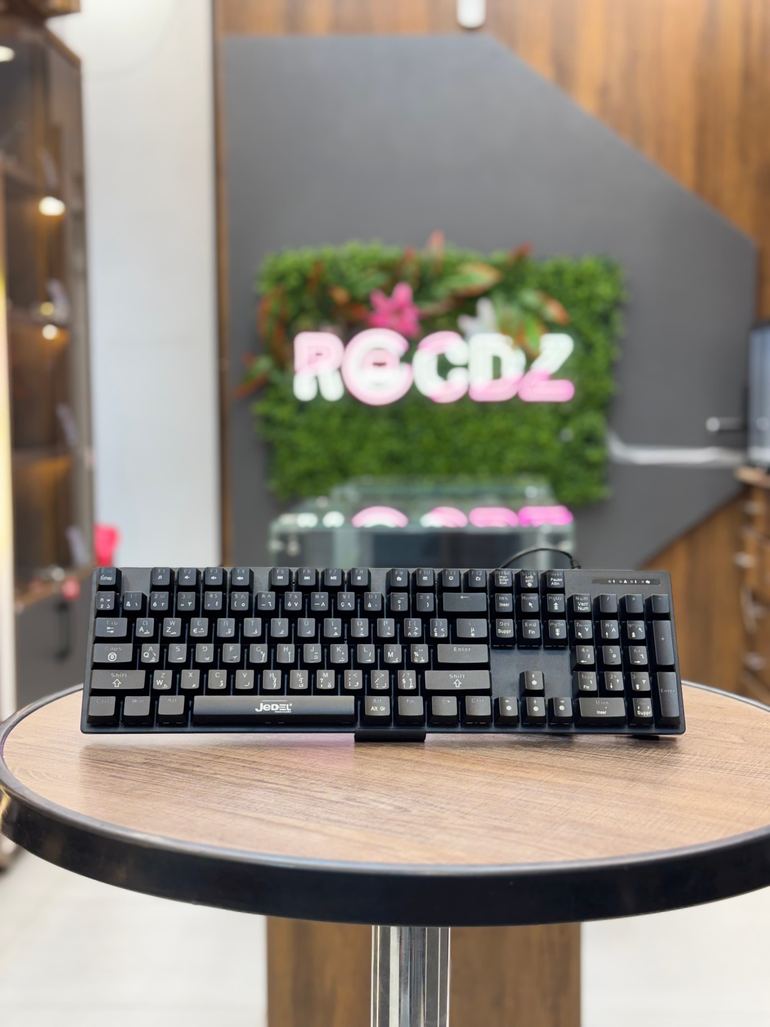 Clavier mécanique  Jedel KL13 avec fil RGB - 1